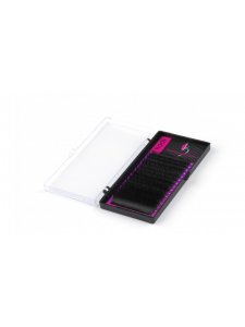 Eyelashes С 0.20 (16 rows: 12 mm), packaging Purple